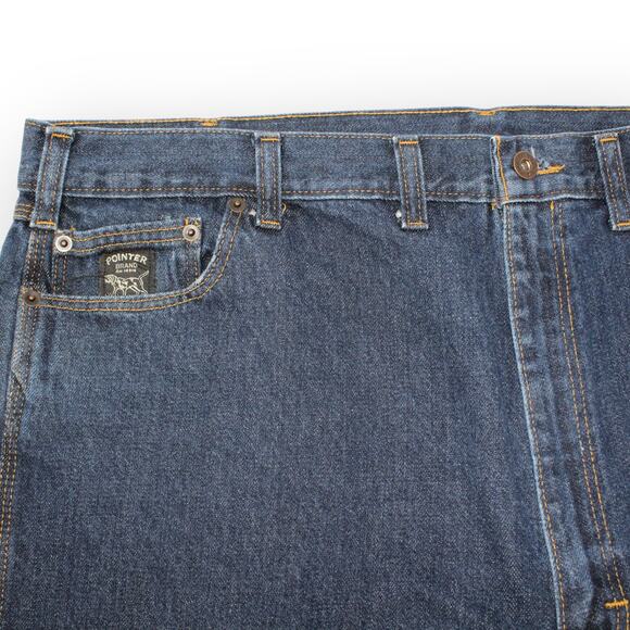 44x34 (actual 43x31) POINTER BRAND Jeans MadeInUSA Vintage - Picture 8 of 14